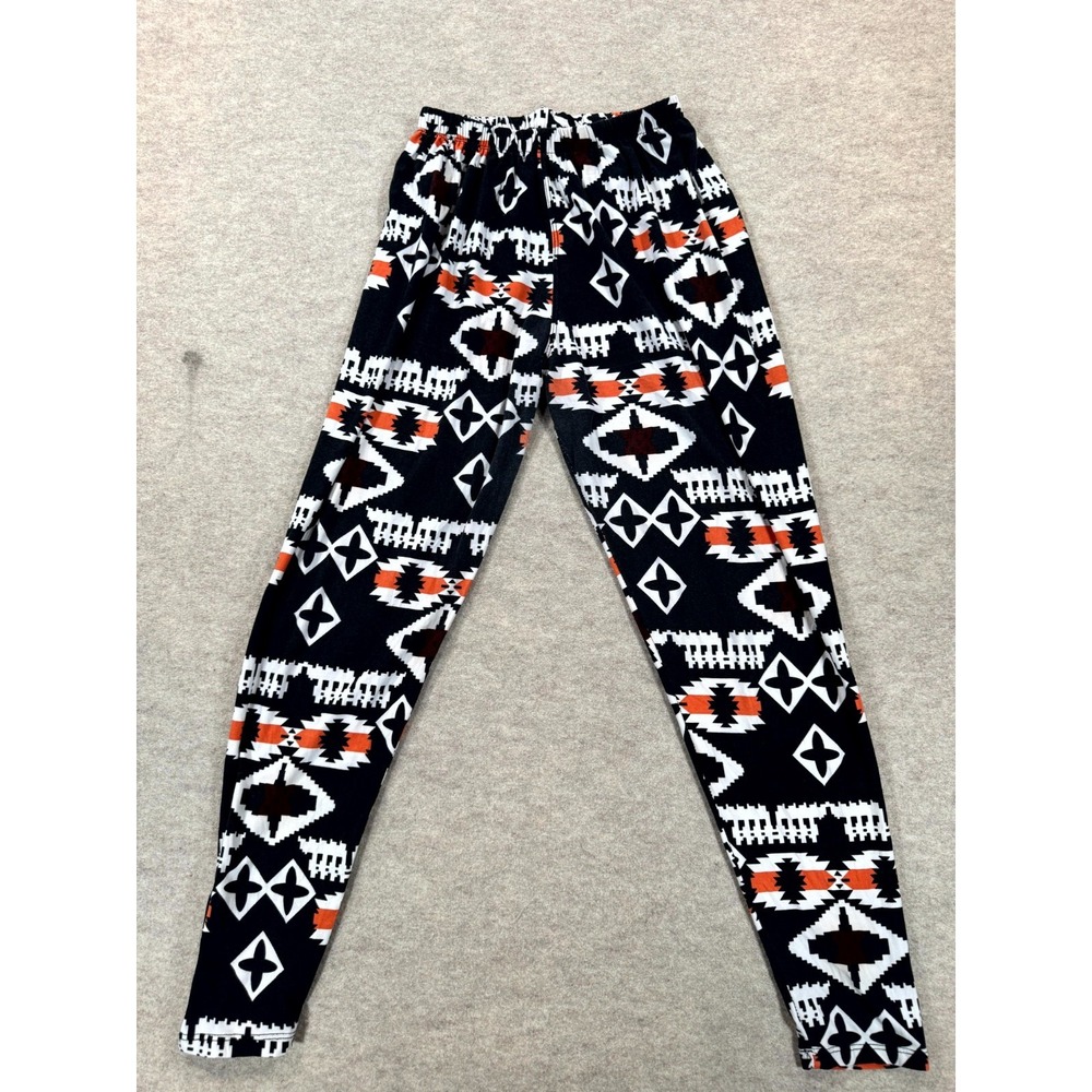 Always Leggings Womens Plus Size Black Geometric Print Stretch Yoga Ankle 20